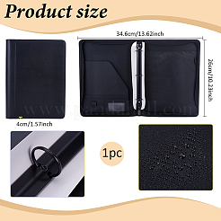 Imitation Leather Binder File Folders&nbsp;AJEW-WH0886-28