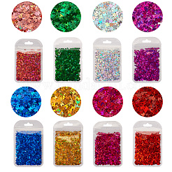 8 Bags 8 Colors Nail Art Glitter Sequins&nbsp;MRMJ-TA0001-29
