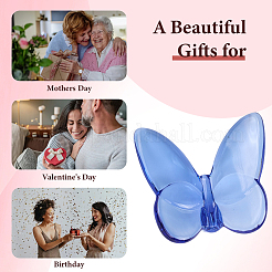 Glass Butterfly Display Decorations&nbsp;AJEW-WH20019-14E