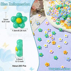 200Pcs Resin Cabochons&nbsp;FIND-CJ0001-99