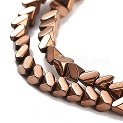 Synthetic Non-magnetic Hematite Beads Strands&nbsp;G-P545-J01-01A