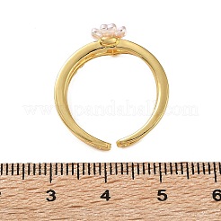 304 Stainless Steel Micro Pave Cubic Zirconia Cuff Open Rings&nbsp;CU-CBA3A85-03G