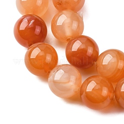 Natural Red Agate Beads Strands&nbsp;G-R015-B02-10mm