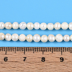 Natural Cultured Freshwater Pearl Beads Strands&nbsp;X-PEAR-N013-04F