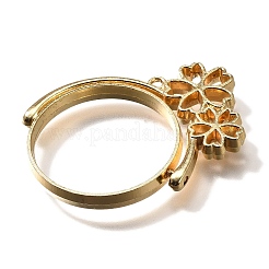 Rotatable Alloy Swivel Open Back Bezel Pendants&nbsp;PALLOY-I223-20LG
