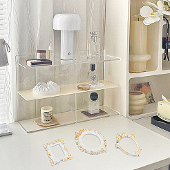5Pcs 5 Style Resin Picture Frame&nbsp;AJEW-FG0002-34