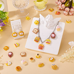 3Sets 48Pcs Opaque Resin Pendants&nbsp;RESI-TA0004-75