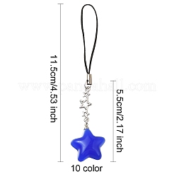 Star Acrylic Mobile Straps&nbsp;HJEW-YW00030