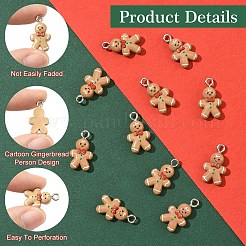 20Pcs Christmas Theme Opaque Resin Pendants&nbsp;RESI-YW0004-85