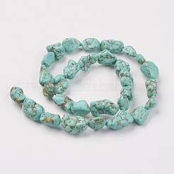 Natural Green Turquoise Beads Strands&nbsp;G-N0312-01