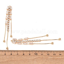 Brass Micro Pave Clear Cubic Zirconia Big Pendants&nbsp;CU-CBAEC99-01G