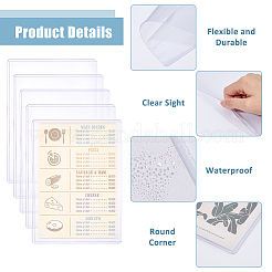 A5 PVC Plastic ID Name Card Holder&nbsp;AJEW-WH0083-70A
