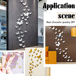 8 Sets 8 Styles Paper Wall Stickers&nbsp;DIY-CA0002-33