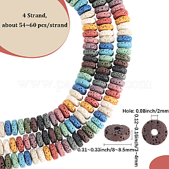 4 Strands Natural Lava Rock Beads Strands&nbsp;G-LT0001-01B