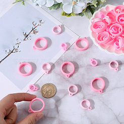 60Pcs 3 Style Silicone Pendant&nbsp;SIL-GF0001-28C