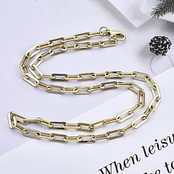 Brass Paperclip Chains&nbsp;MAK-S072-15A-KC