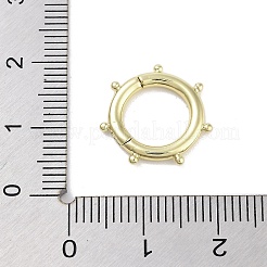 Brass Spring Gate Rings&nbsp;X-KK-M293-51G