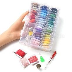 50 Colors Polyester Embroidery Threads Kits&nbsp;DIY-YW0002-05