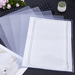 12Pcs Transparent Plastic Name Card Holders&nbsp;AJEW-FH0009-08B