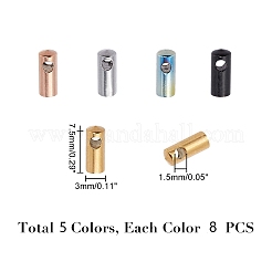 PVD Vacuum Plating 304 Stainless Steel Cord Ends&nbsp;STAS-UN0010-53