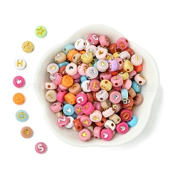 200Pcs Opaque Acrylic Beads&nbsp;PACR-FS0001-03