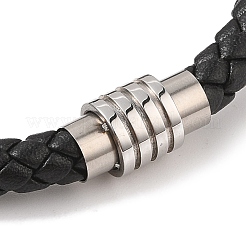 Braided Microfiber Leather Cord Bracelets&nbsp;BJEW-B096-18A