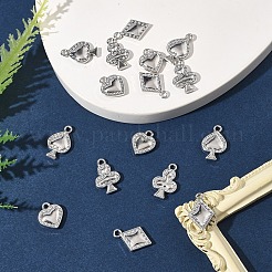 16Pcs 4 Styles Playing Card Theme Charm&nbsp;FIND-FS0003-82