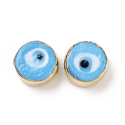 Handmade Evil Eye Lampwork Beads&nbsp;LAMP-P057-05G-03