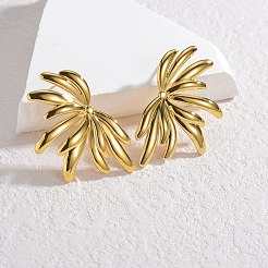 304 Stainless Steel Stud Earrings for Women&nbsp;EJEW-M095-03G