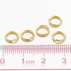 Brass Open Jump Rings&nbsp;JRC7MM-G