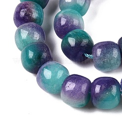 Dyed Natural White Jade Beads Strands&nbsp;G-T138-D19