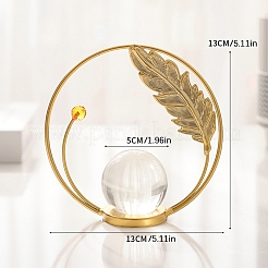 European Style Home Decoration TV Cabinet Creative Decoration Living Room Entrance Light Luxury Desktop Iron Art Crystal Ball Decoration&nbsp;PW-WG6340E-02