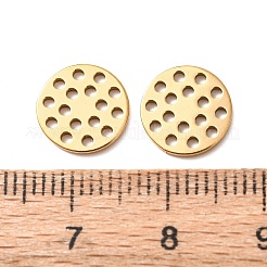 Hollow 304 Stainless Steel Charms&nbsp;STAS-G385-05G-03