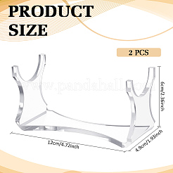 Acrylic Sword Katana Holder Stand&nbsp;ODIS-WH0038-195A