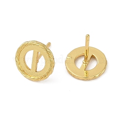 Brass Stud Earring Findings&nbsp;KK-F891-08G