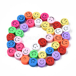 Handmade Polymer Clay Beads Strands&nbsp;CLAY-N008-049