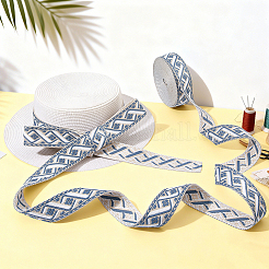 Vintage Jacquard Polyester Ribbon&nbsp;OCOR-WH0109-334B