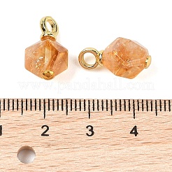 Natural Citrine Pendants&nbsp;G-C148-01A-G