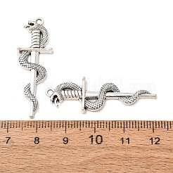 Tibetan Style Alloy Pendants&nbsp;AL-CBA5212-07AS