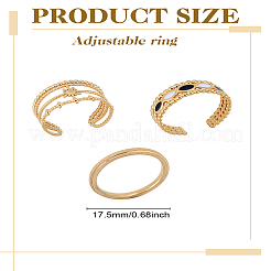 Stainless Steel Finger Rings Sets&nbsp;RJEW-LP0002-52