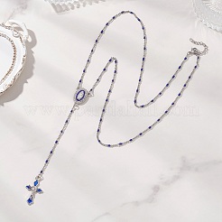 304 Stainless Steel Rosary Bead Necklaces&nbsp;NJEW-JN05775