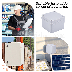 Outdoor Waterproof ABS Plastic Junction Box&nbsp;AJEW-WH0485-27B