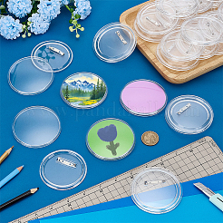 Plastic Brooch Base Settings&nbsp;FIND-WH0126-887-1