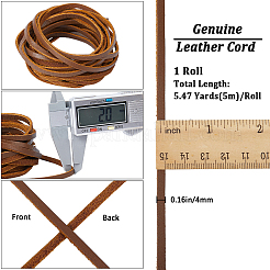 Flat Cowhide Leather Jewelry Cord&nbsp;LC-GF0001-10B-01