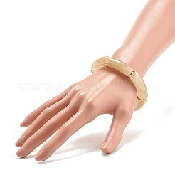 Acrylic Tube Beaded Stretch Bracelets&nbsp;X-BJEW-JB07774-02