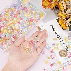 315pcs 7 colors Transparent Acrylic Beads&nbsp;MACR-FH0001-09