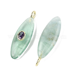 Natural Green Fluorite Pendants&nbsp;G-D357-01G