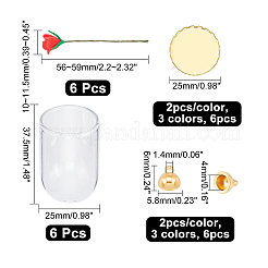 DIY Glass Dome Vial Pendant Making Kit&nbsp;DIY-CA0004-18