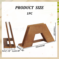 Wood Record Display Stands&nbsp;ODIS-WH0030-130