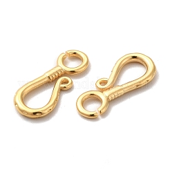 Brass Hook Clasps&nbsp;KK-H442-57G